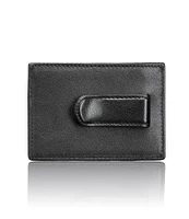 Tumi Contrast Stitch ID Lock Money Clip Card Case