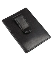 Tumi Contrast Stitch ID Lock Money Clip Card Case