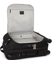 Tumi Voyageur Leger Continental Expandable Gold Metal Carry-On Spinner