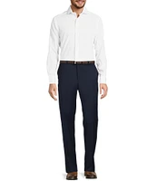Turnbury Flat Front Solid Dress Pants