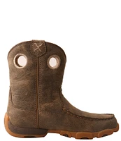 Twisted X Boys' Driving Moc Leather Boots (Toddler)