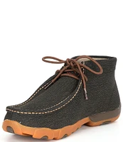 Twisted X Men's Leather Lace-Up Chukka Driving Moccasins