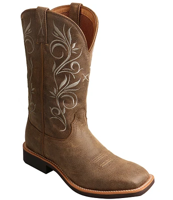 Twisted X Women's 11#double; WS Toe Top Hand Leather Western Boots