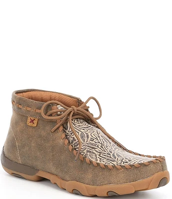 Twisted X Women's Tooled Chukka Driving Mocs