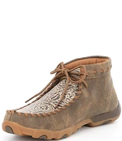 Twisted X Women's Tooled Chukka Driving Mocs