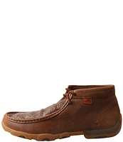 Twisted X Women's Tooled Leather Chukka Driving Mocs