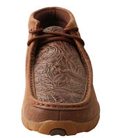 Twisted X Women's Tooled Leather Chukka Driving Mocs