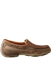 Twisted X Women's Tooled Slip-On Driving Mocs