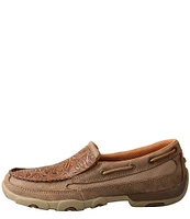 Twisted X Women's Tooled Slip-On Driving Mocs