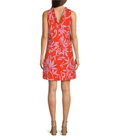 tyler boe Ella Ruffle Boat Neck Sleeveless V-Back Dress