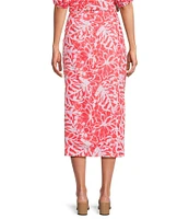 tyler boe Josephine Floral Wrap Coordinating Midi Skirt
