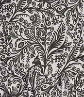 tyler boe Karli Tropical Print Mandarin Collar 3/4 Sleeve Dress
