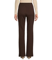 tyler boe Margie Ponte Elastic Waist Front Seam Flat Front Pants