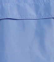 tyler boe Newport Stand Collar Long Roll Sleeve Zipper Detail Rain Slicker Jacket