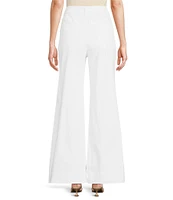 tyler boe Woven High Rise Flare Leg Jeans
