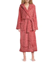 UGG Aarti Hooded Plush Fleece Long Cozy Robe