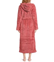 UGG Aarti Hooded Plush Fleece Long Cozy Robe