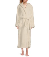 UGG Aarti Hooded Plush Fleece Long Cozy Robe