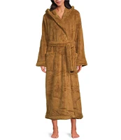 UGG Aarti Hooded Plush Fleece Long Cozy Robe