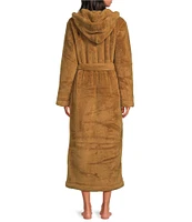 UGG Aarti Hooded Plush Fleece Long Cozy Robe