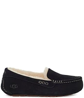 UGG Ansley Water-Resistant Suede Wool Lined Slippers