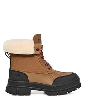 UGG Ashton Addie Waterproof Leather Cold Weather Lace-Up Platform Boots