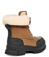 UGG Ashton Addie Waterproof Leather Cold Weather Lace-Up Platform Boots