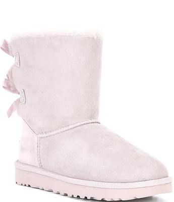 UGG Bailey Suede Bow II Water-Repellent Boots