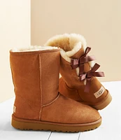 UGG Bailey Suede Bow II Water-Repellent Boots