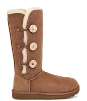 UGG Bailey Suede Button Triplet II Water-Repellent Tall Boots