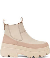 UGG Brisbane Chelsea Nubuck Platform Booties