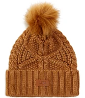 UGG Cable Knit Beanie Hat With Pom