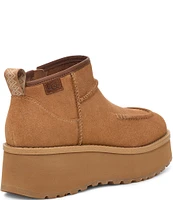 UGG Cityfunc Ultra Mini Suede Platform Wedge Booties