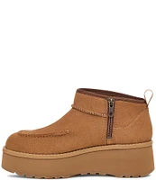 UGG Cityfunc Ultra Mini Suede Platform Wedge Booties