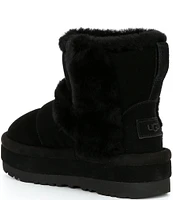 UGG Classic Chillapeak Suede Fur Platform Booties