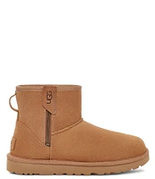 UGG Classic Mini Bailey Zip Suede Booties