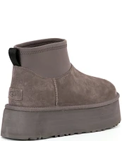 UGG Classic Mini Dipper Suede Platform Booties