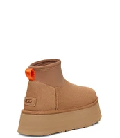 UGG Classic Mini Dipper Suede Platform Booties