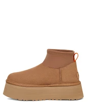 UGG Classic Mini Dipper Suede Platform Booties