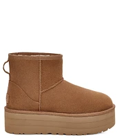 UGG Classic Mini Suede Family Matching Platform Booties