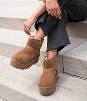 UGG Classic Mini Suede Family Matching Platform Booties