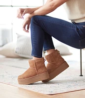 UGG Classic Mini Suede Family Matching Platform Booties