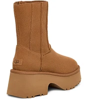 UGG Classic Twin Seam New Heights Suede Platform Booties