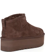 UGG Classic Ultra Mini Platform Suede Booties