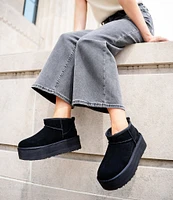 UGG Classic Ultra Mini Platform Suede Booties