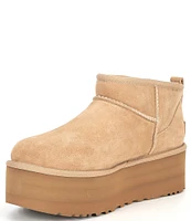 UGG Classic Ultra Mini Platform Suede Booties