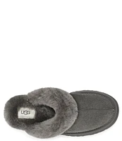 UGG Disquette Suede Fur Platform Slippers