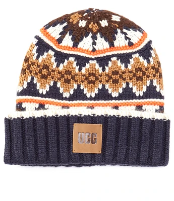 UGG Elias Fair Isle Knit Beanie