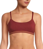 UGG® Estella Scoop Neck Wireless Satin Elastic Band Adjustable Strap Bralette