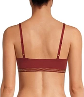 UGG® Estella Scoop Neck Wireless Satin Elastic Band Adjustable Strap Bralette